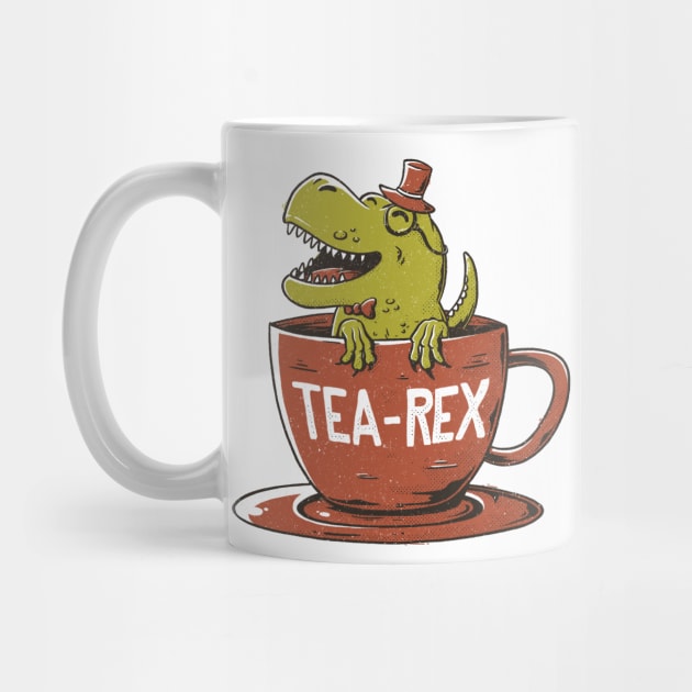 Tea-Rex - Cute Cup Dinosaur Gift by eduely